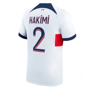 Paris Saint-Germain Achraf Hakimi #2 Koszulka Wyjazdowych 2023-24 Krótki Rękaw